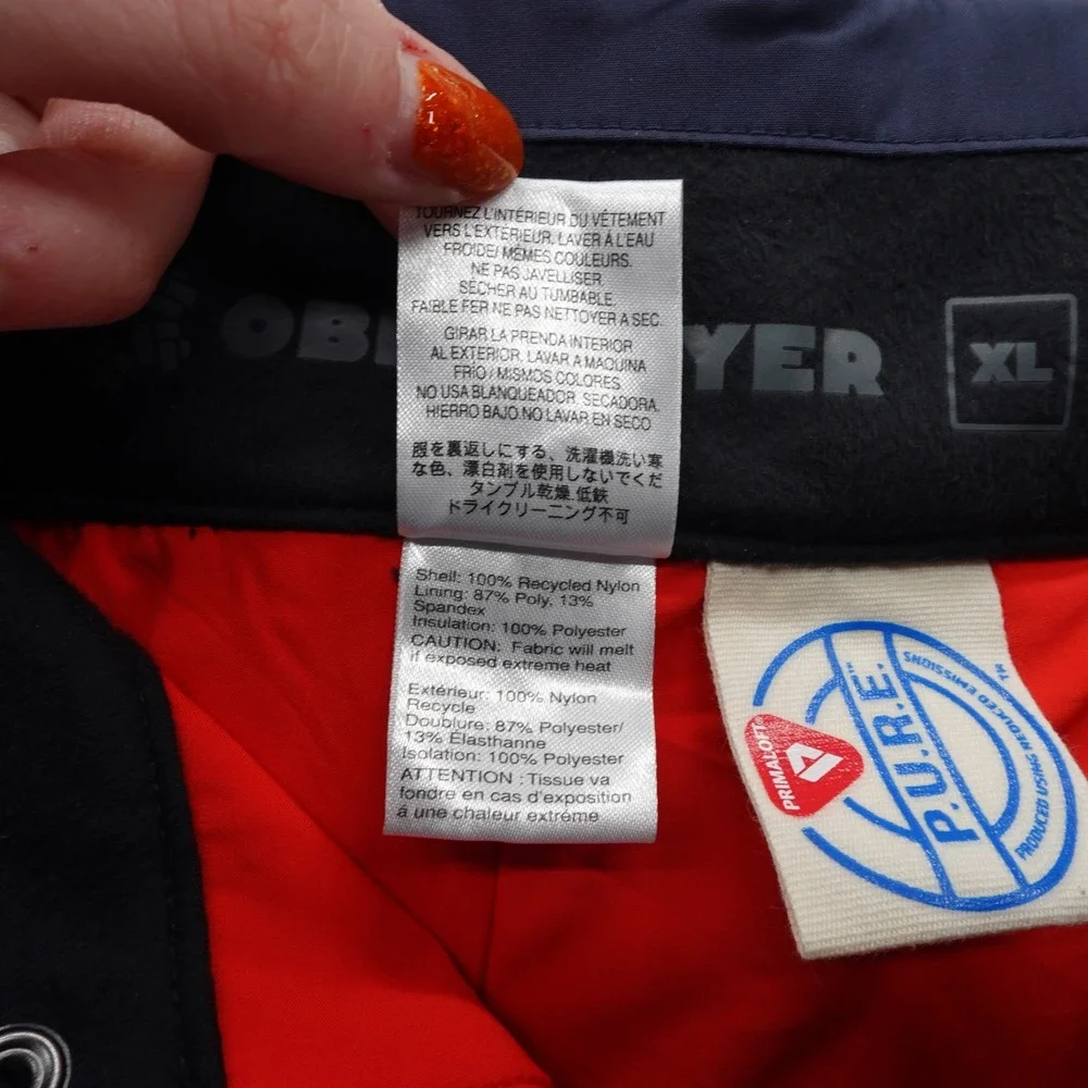 Obermeyer‎ Mens Oberreute Snow Ski Pants Blue Size XL Waterproof RECCO NEW $349